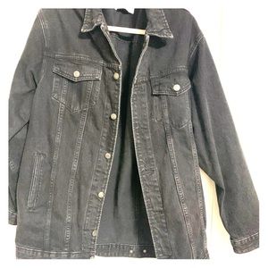 Black denim jacket TNA “king lake” style
